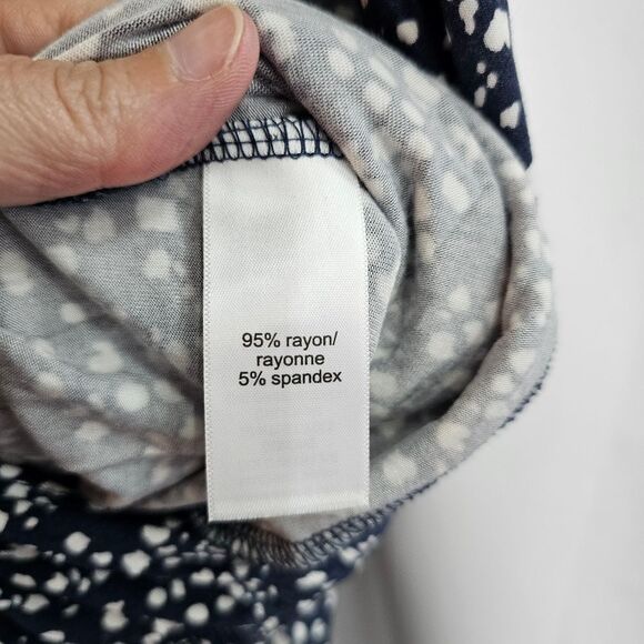 Maurices 24/7 Blue Polka Dot Sleeveless Romper Size XS - Picture 8 of 14